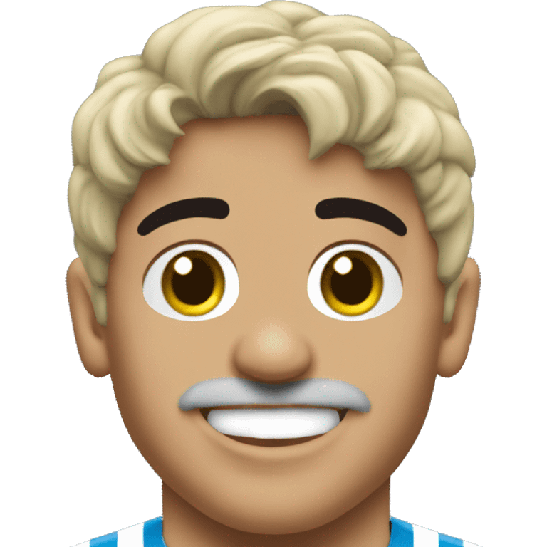 maradona argentina young smile emoji