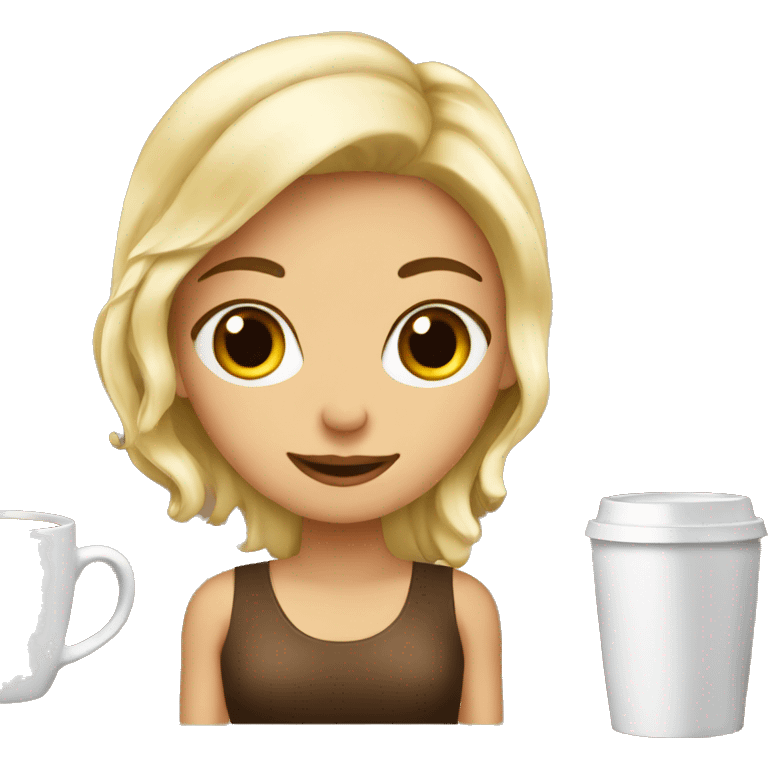 Coffee girly emoji