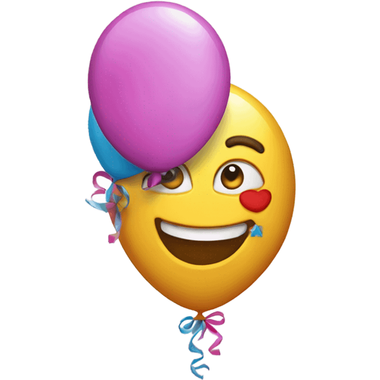 Happy birthday balloon emoji