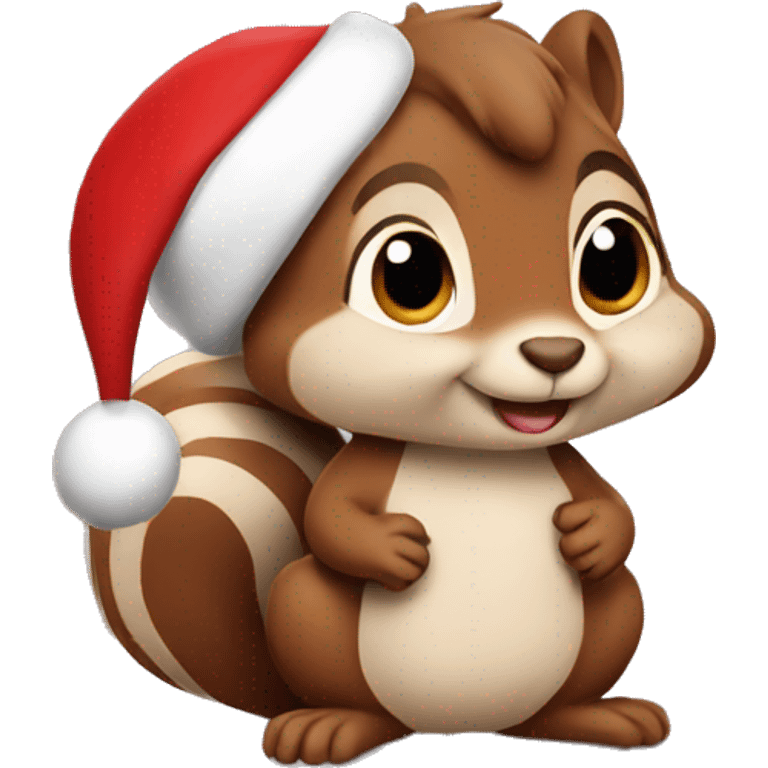 christmas squirrel emoji