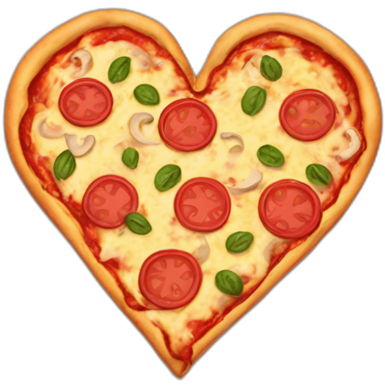 Pizza heart emoji