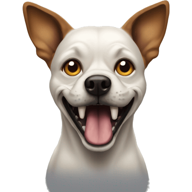 Scary dog emoji