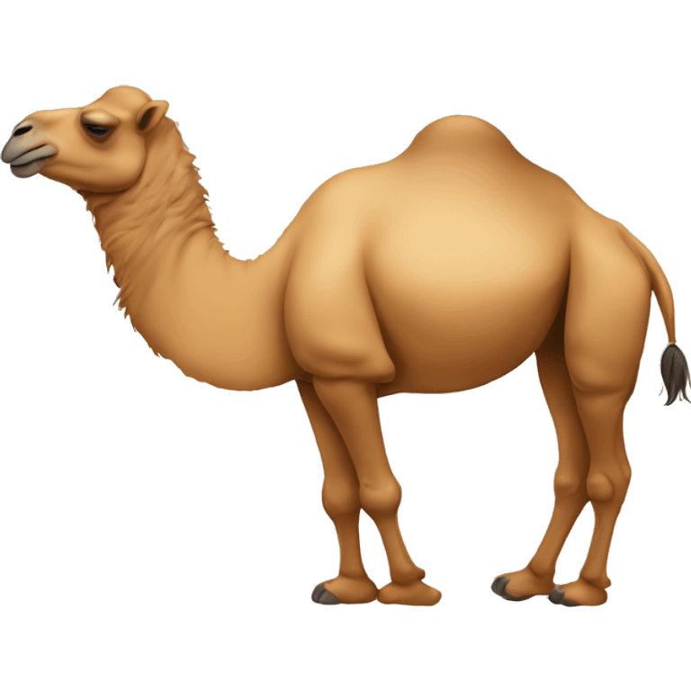 Sleeping camel emoji