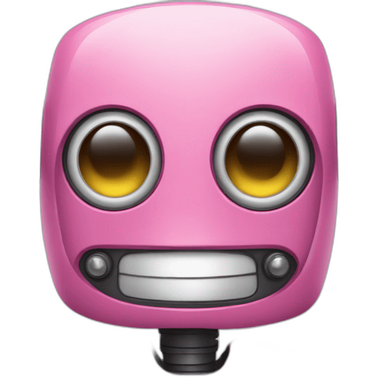 cute pink robot emoji