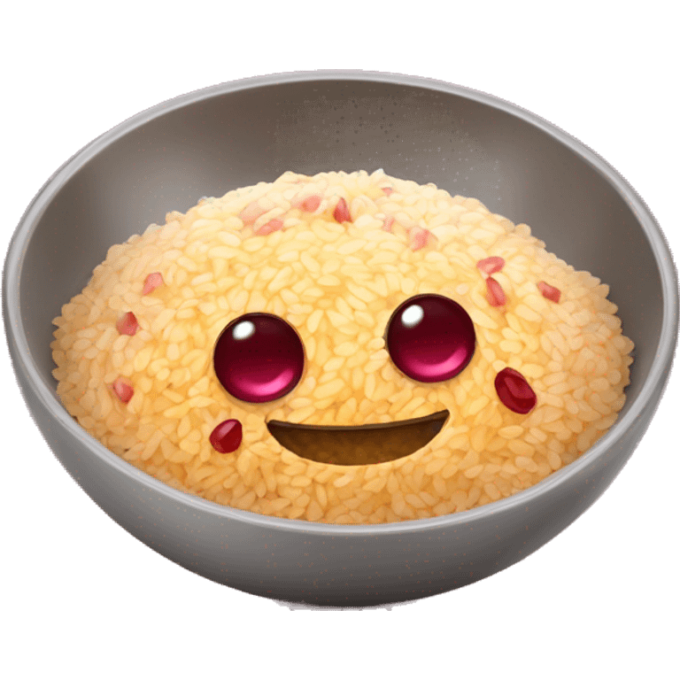 safran rice with pomegranate juice emoji