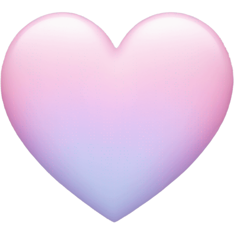 Pastel heart emoji