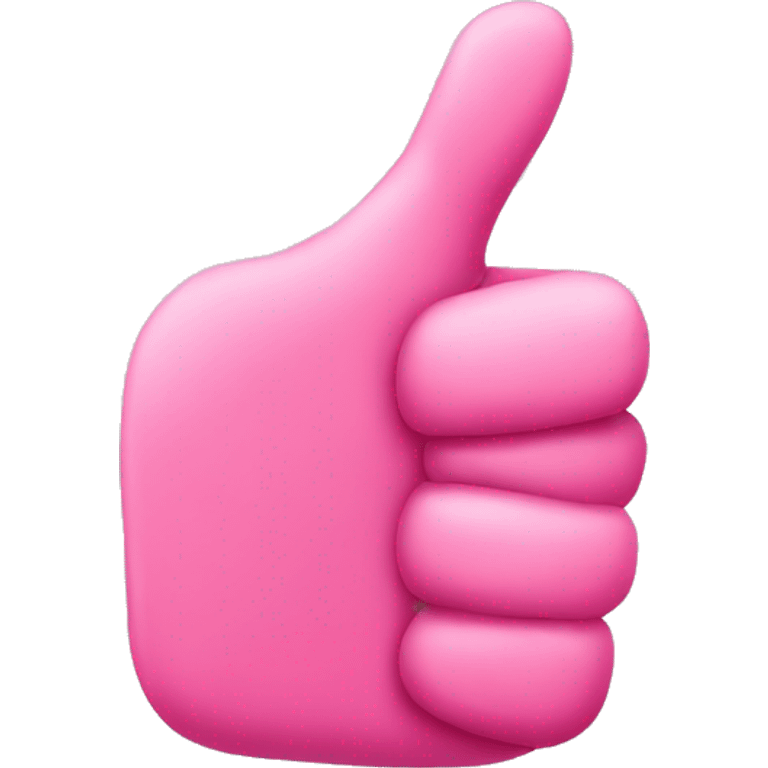 Pink Thumbs up emoji