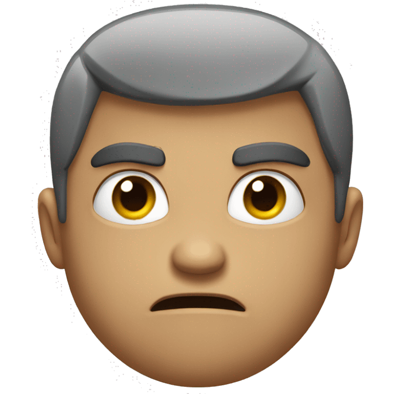 Angry bad boy emoji