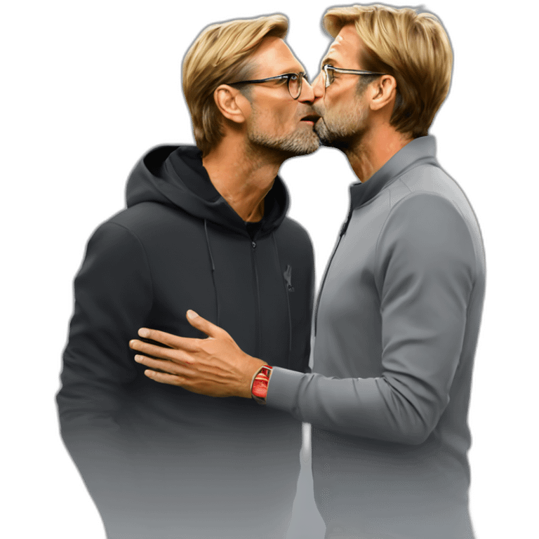 jurgen Klopp air kiss emoji