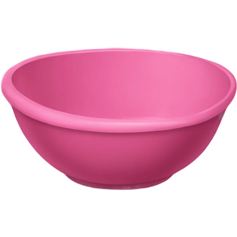 Pink bowl of nails  emoji