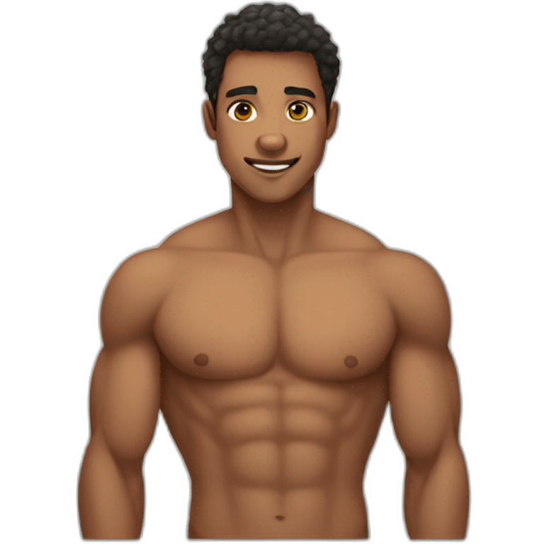 shirtless kuy emoji