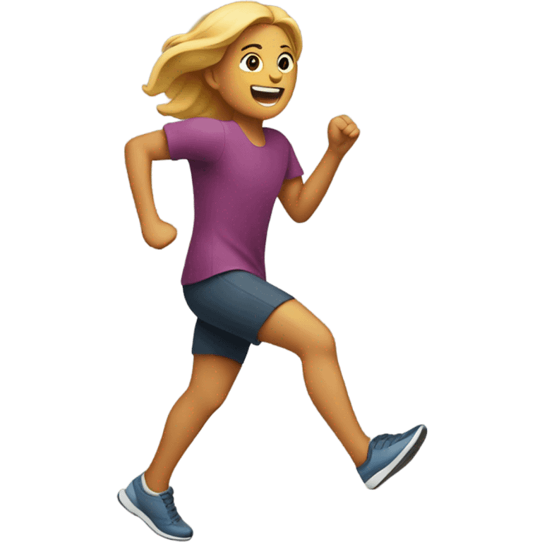 Me running emoji