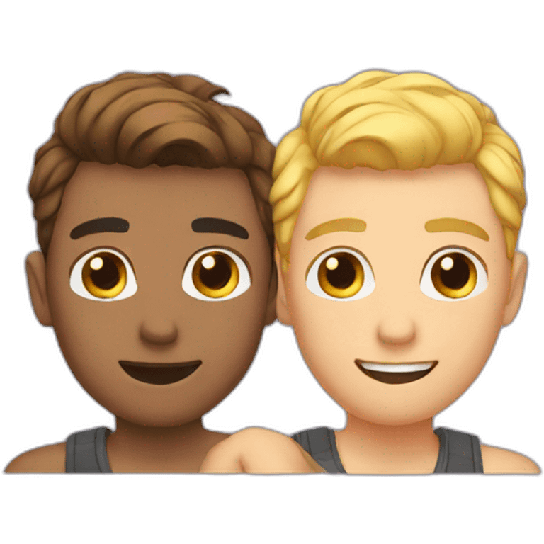 Couple gay emoji