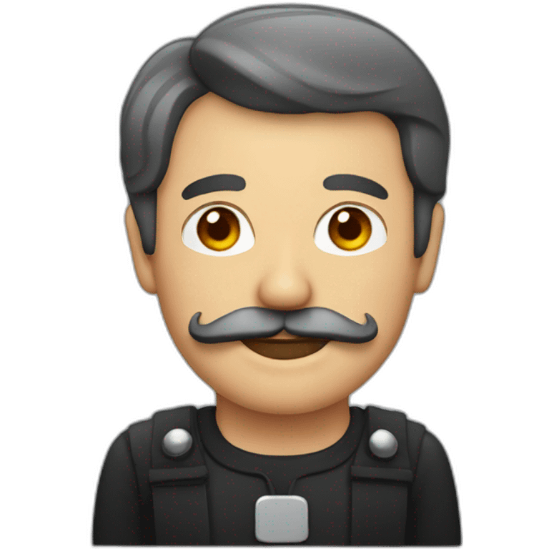 man with red moustaches emoji