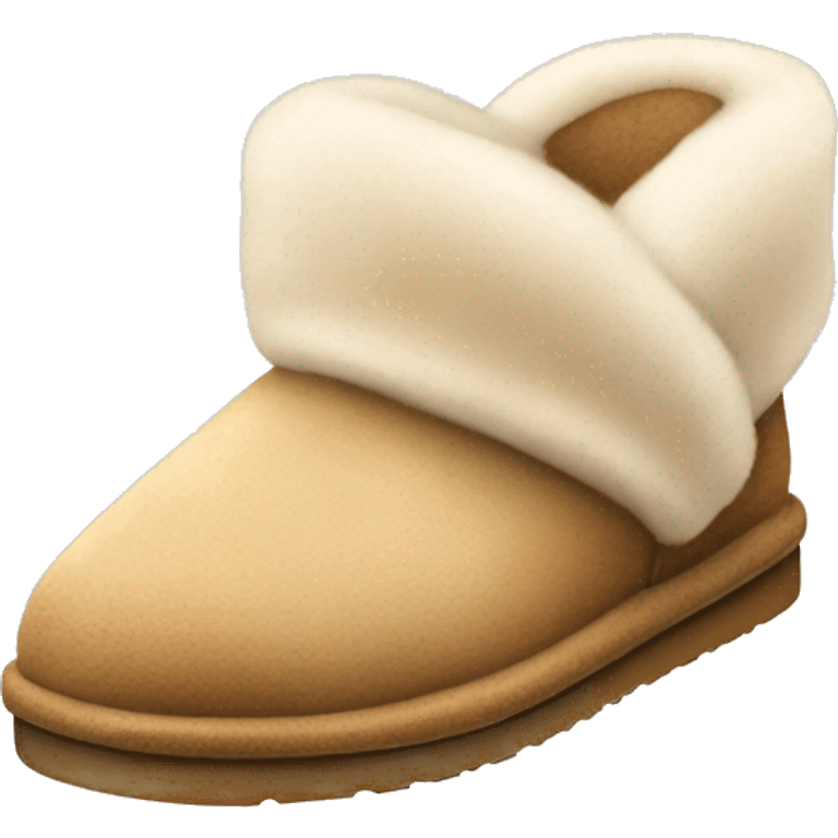 ugg slipper shoes emoji