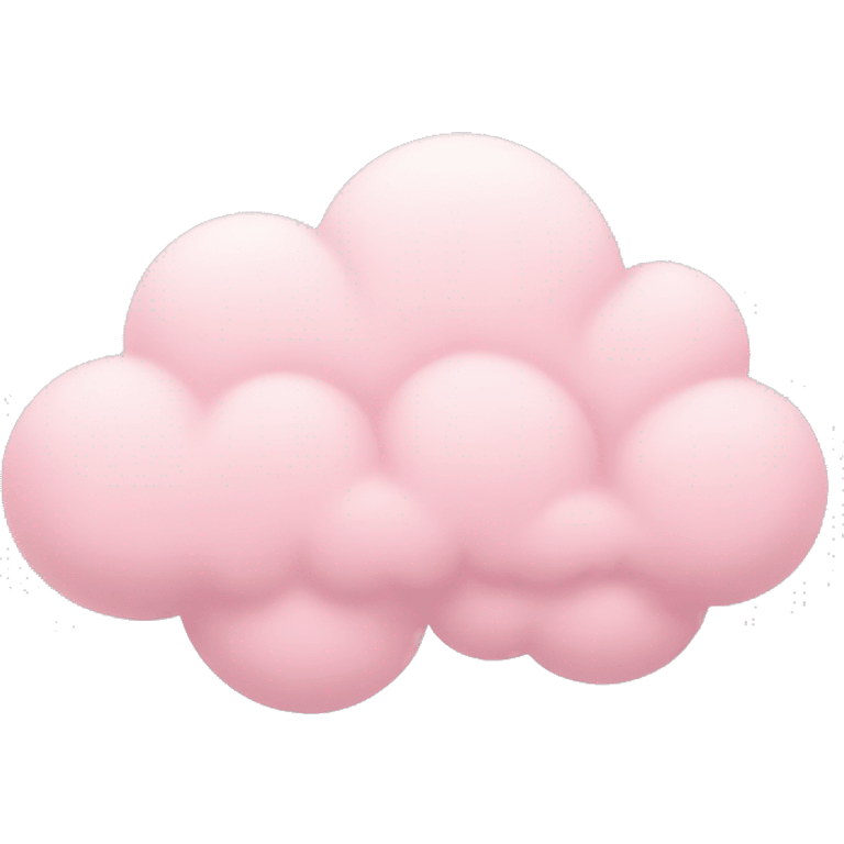 pastel pink cloud emoji