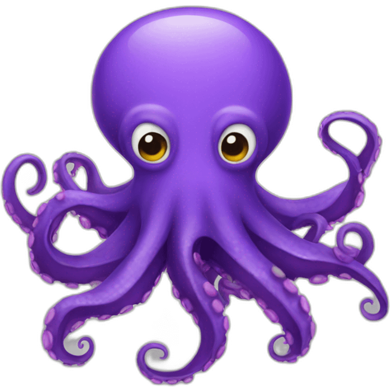 Purple Octopus emoji