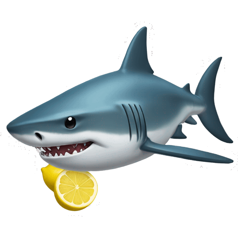 shark lemon emoji