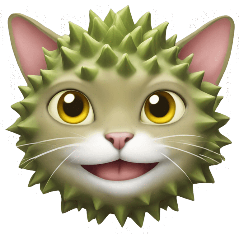 Durian cat emoji