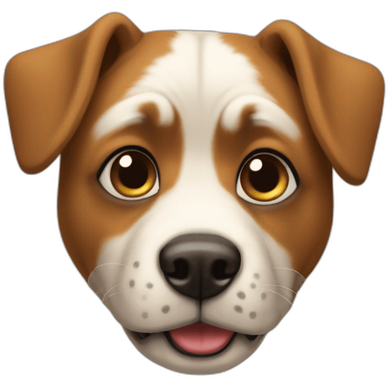 Chien méchant emoji