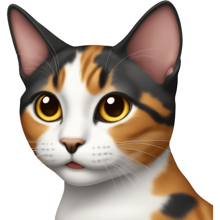 Coquette Calico Cat emoji