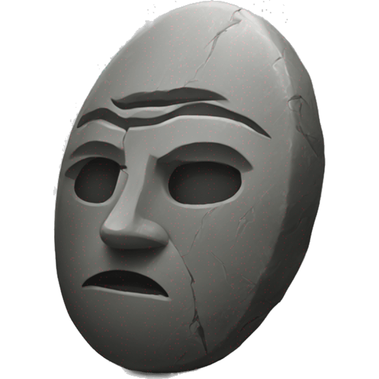 Silence stone emoji