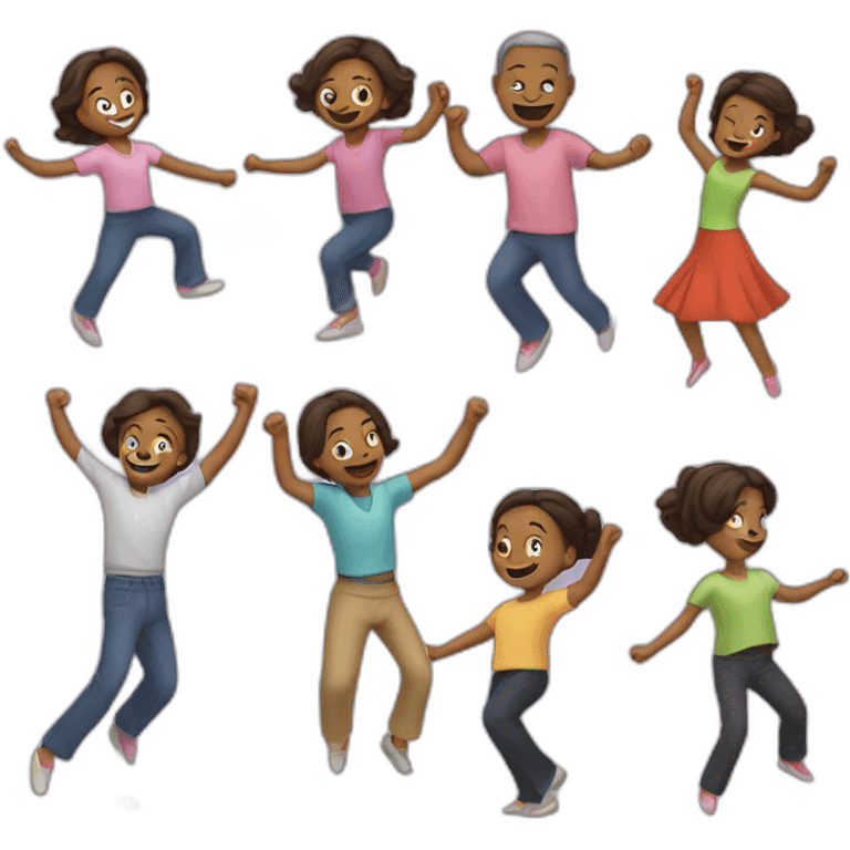 together family dance emoji