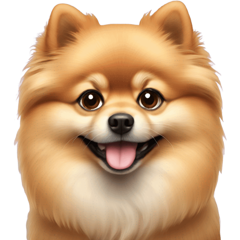 cute pomeranian  emoji