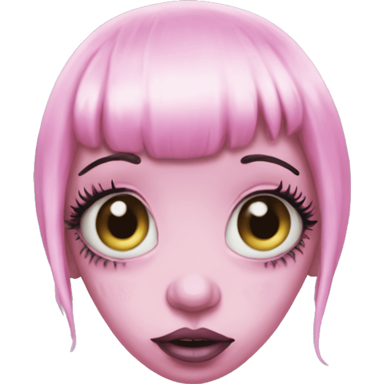 Melanie Martinez pink alien nymth creature emoji