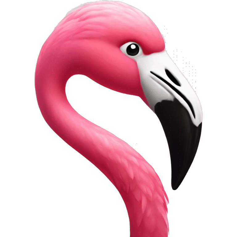 Pink flamingo  emoji