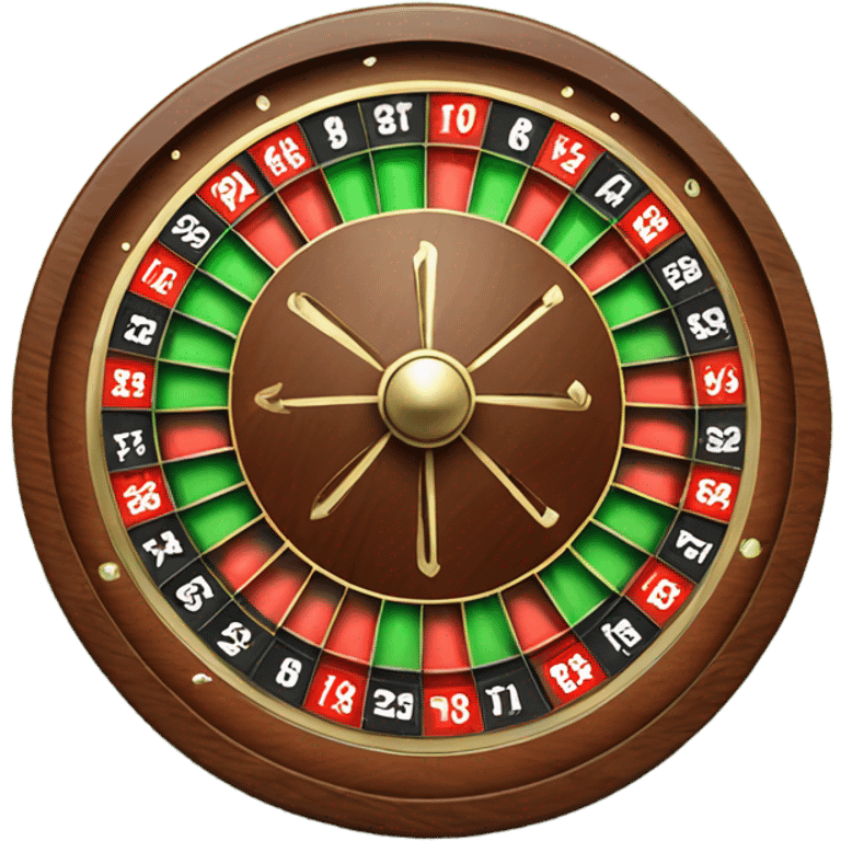 a roulette wheel emoji