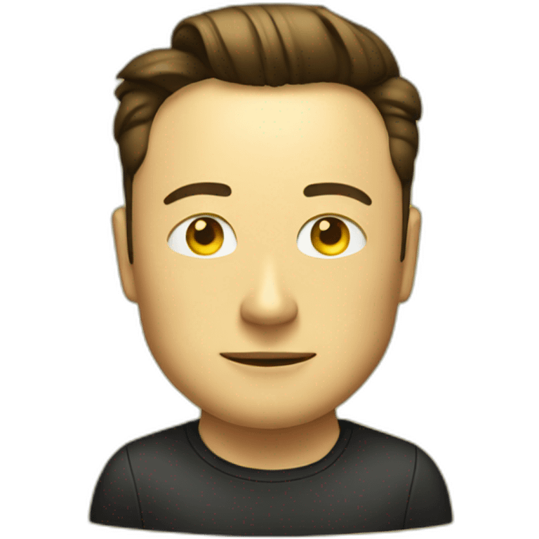 yellow elon musk emoji