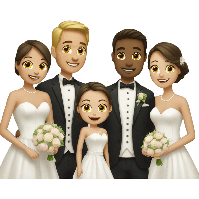 Wedding party emoji