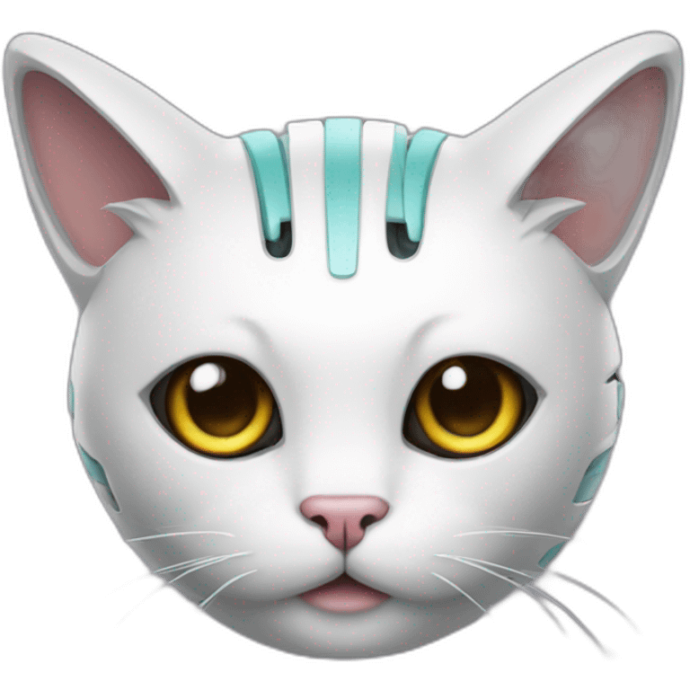 Kitty robot emoji