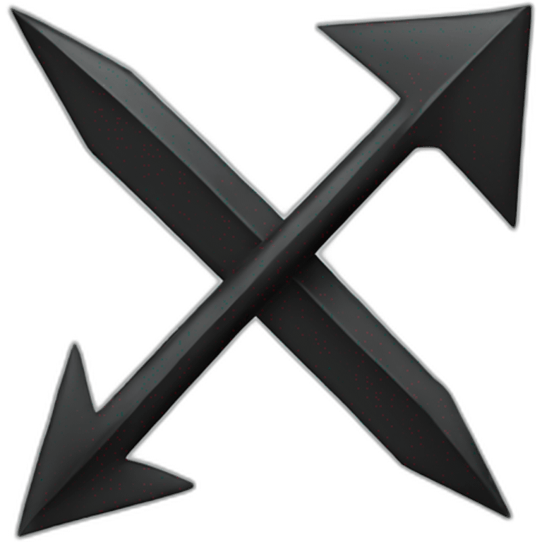 Black arrow symbol emoji