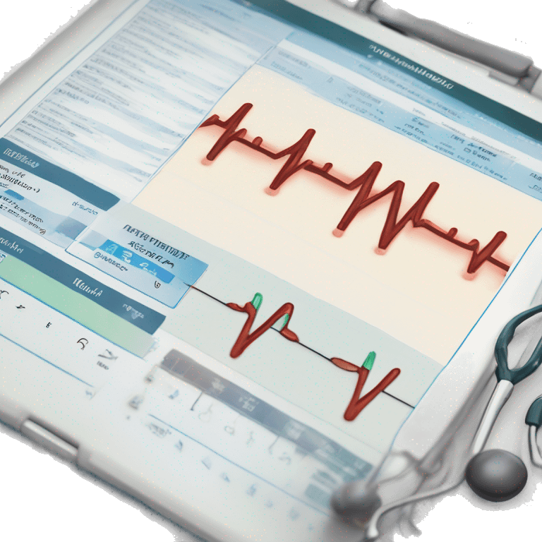 an emoji to describe this medical record 'Patient diagnosed with mild cardiac arrhythmia. ECG reveals irregular sinus rhythm. Monitoring and medication adjustment prescribed.' emoji