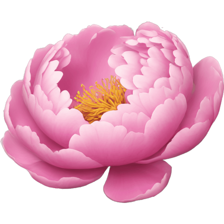 Pink peony  emoji