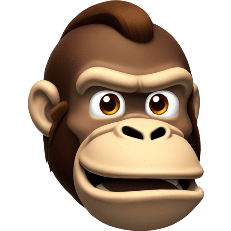 Donkey Kong head  emoji