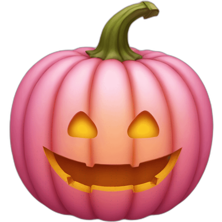 pink pumpkin emoji