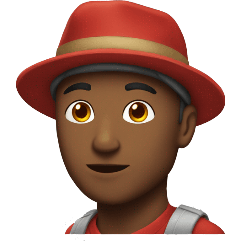 Red billed cap emoji