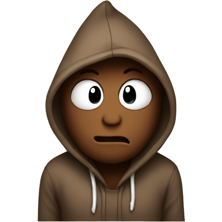 Poop wearing a hoodie  emoji