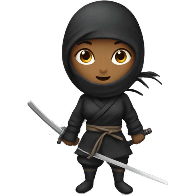 Ninja girl  emoji