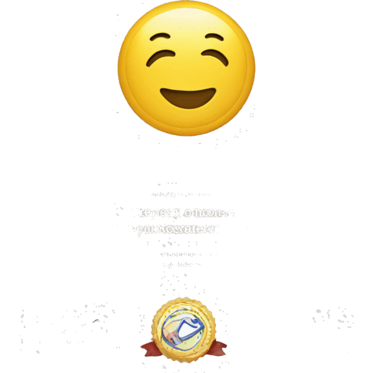 certificate emoji