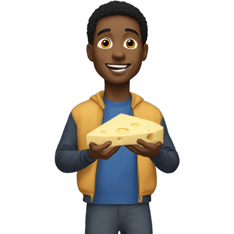 Justin Jefferson eating cheese emoji