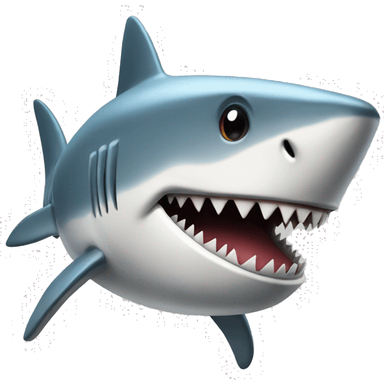 mechanical shark emoji