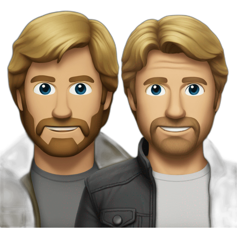 Chuck norris and macgyver emoji