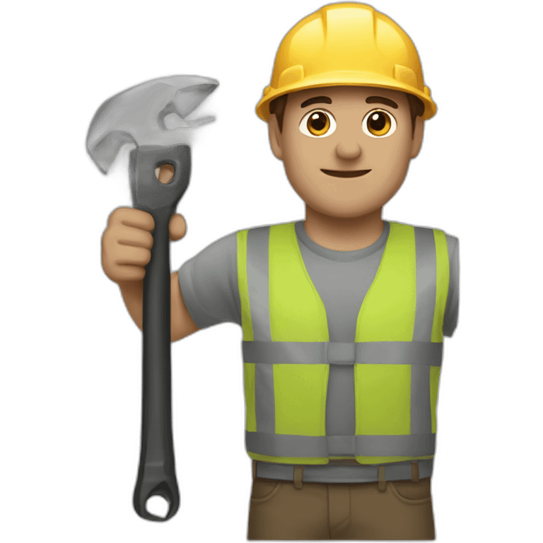 one man and a tool emoji