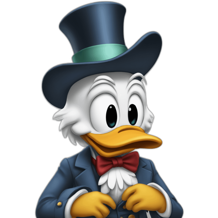 Scrooge McDuck emoji