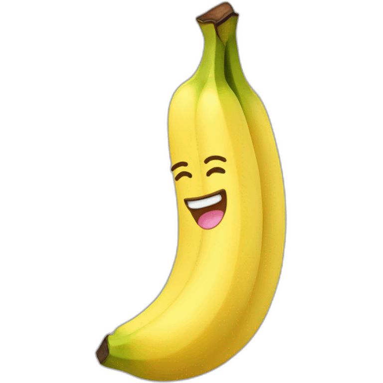 Kawaii banana emoji