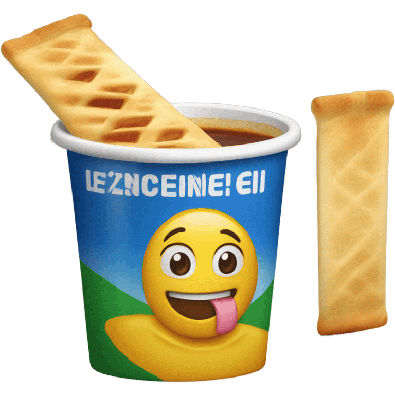 Lanche escrito "Lanchonete da Eli" emoji